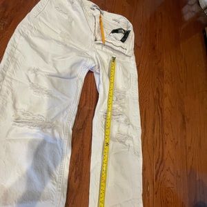 Zara white jeans